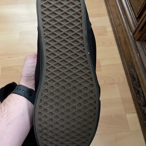Vans ankle basketball size mens shoes all black size 13 - Picture 4 of 9